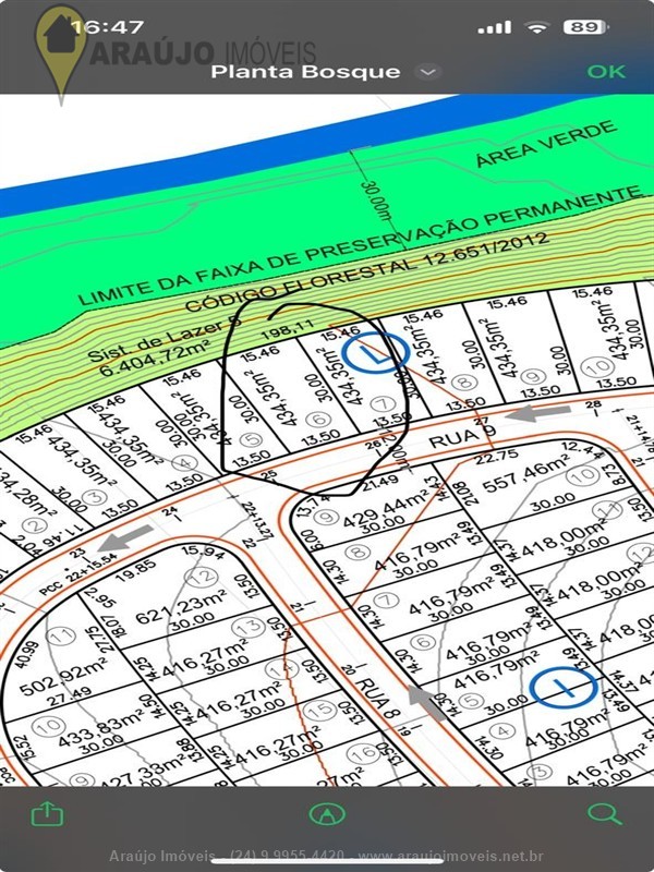 Terreno a Venda no Parque Ipiranga em Resende